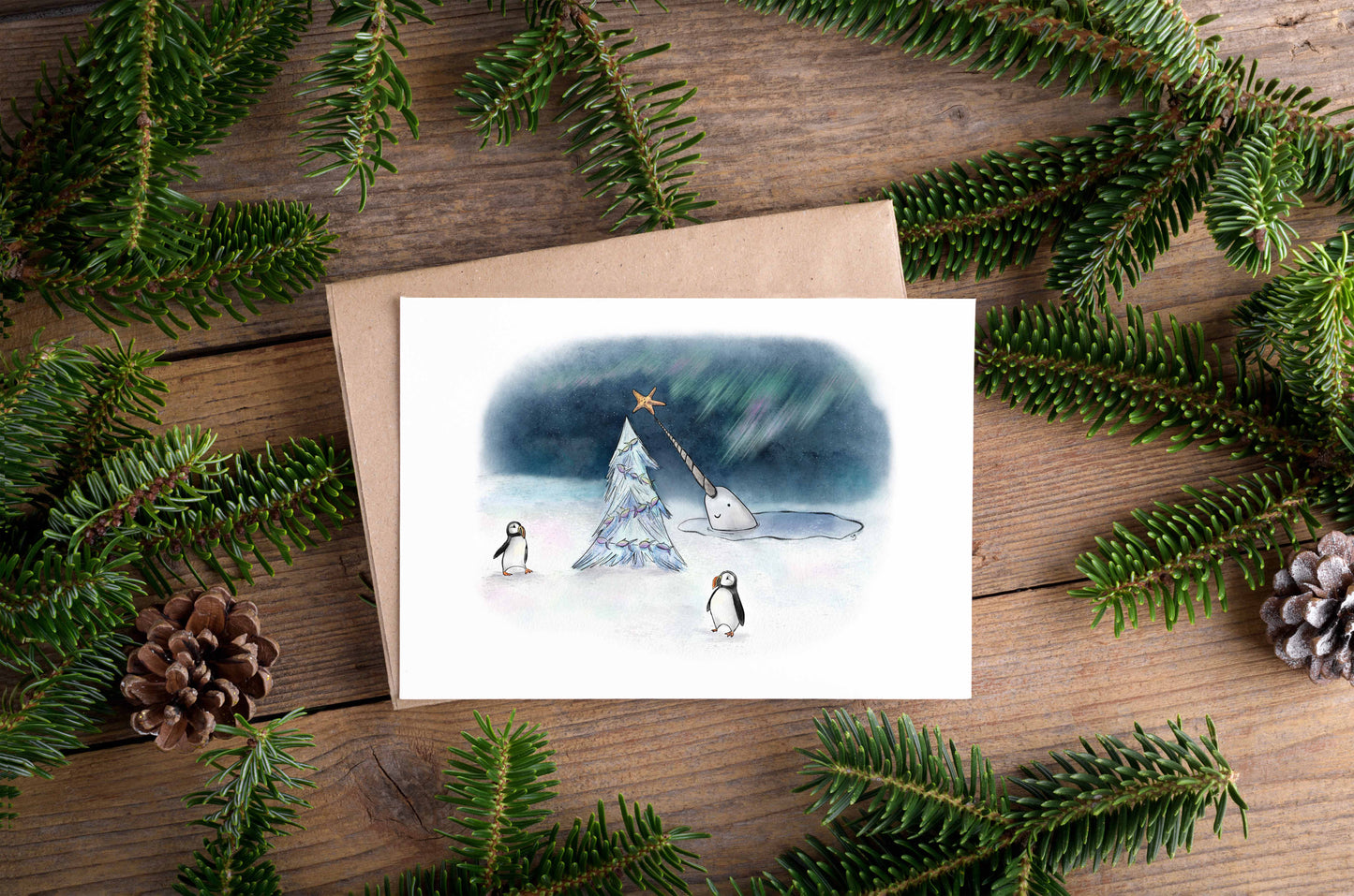 Arctic Cheer Greeting Card