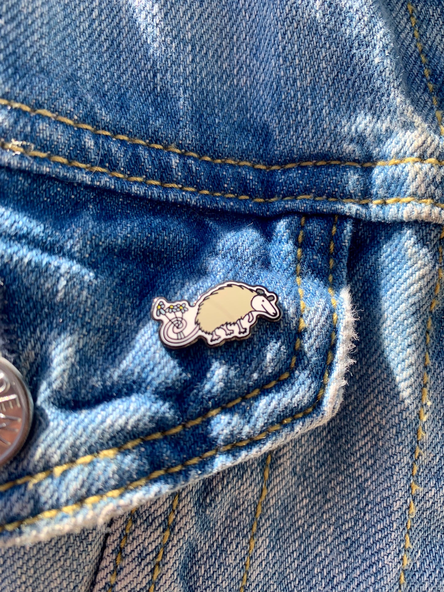 Opossum Pin