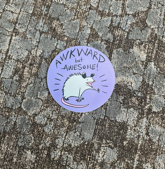 Awkward Reaction Sticker Stickers – Peanuts & Pinecones