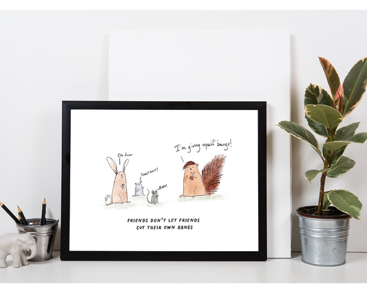 I Got Bangs! Print