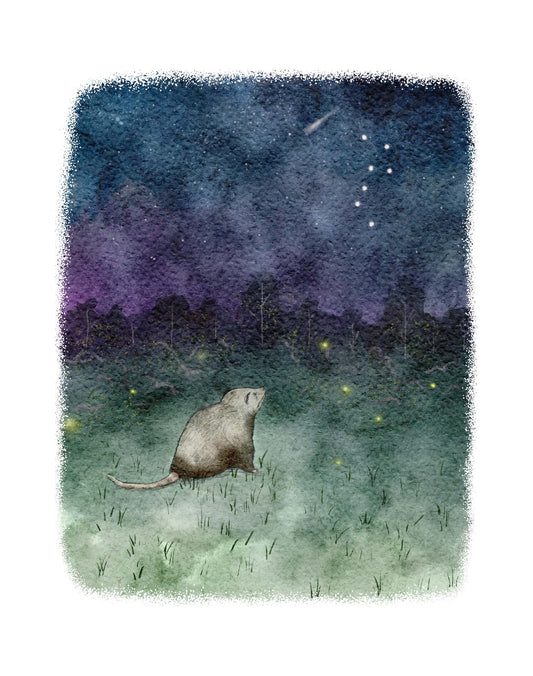 Blinky and the Universe Greeting Card