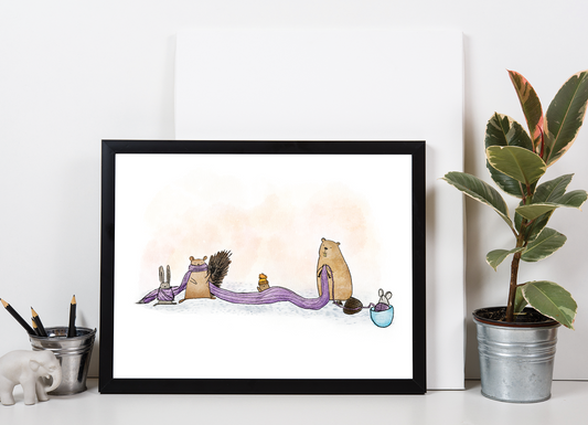 Knit Together Print